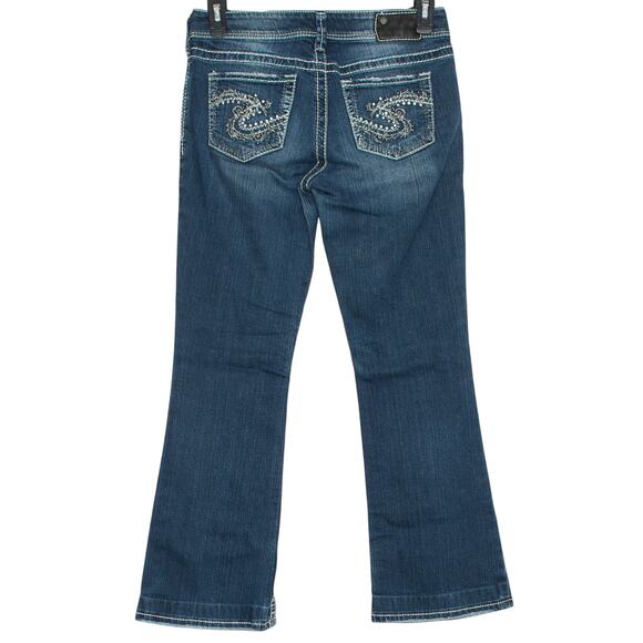 Silver Jeans Suki Bootcut Y2K Retro Western Casual Minimalist Classic Blue 29 - Picture 7 of 7